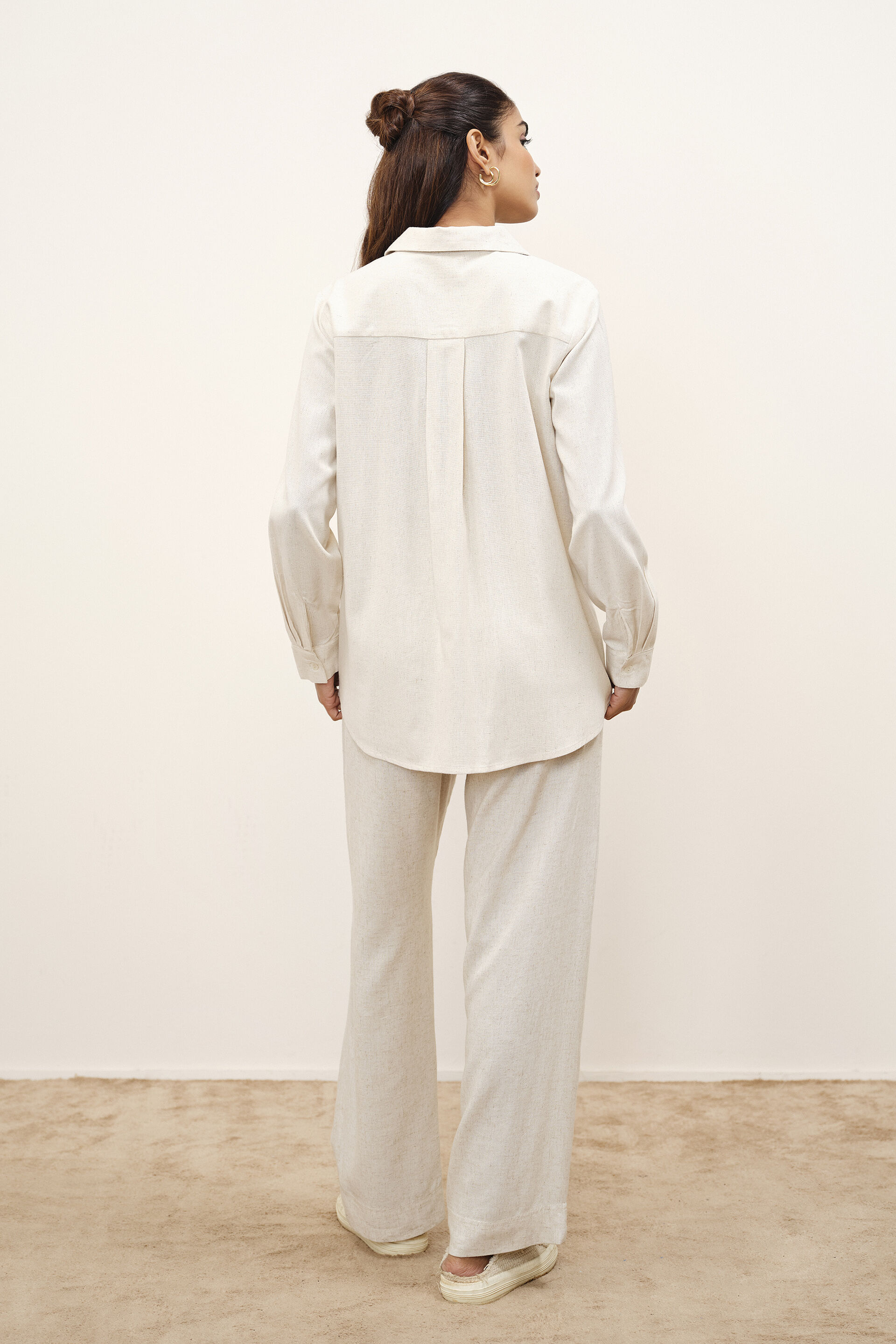 Eliza Embroidered Shirt, Natural, image 6